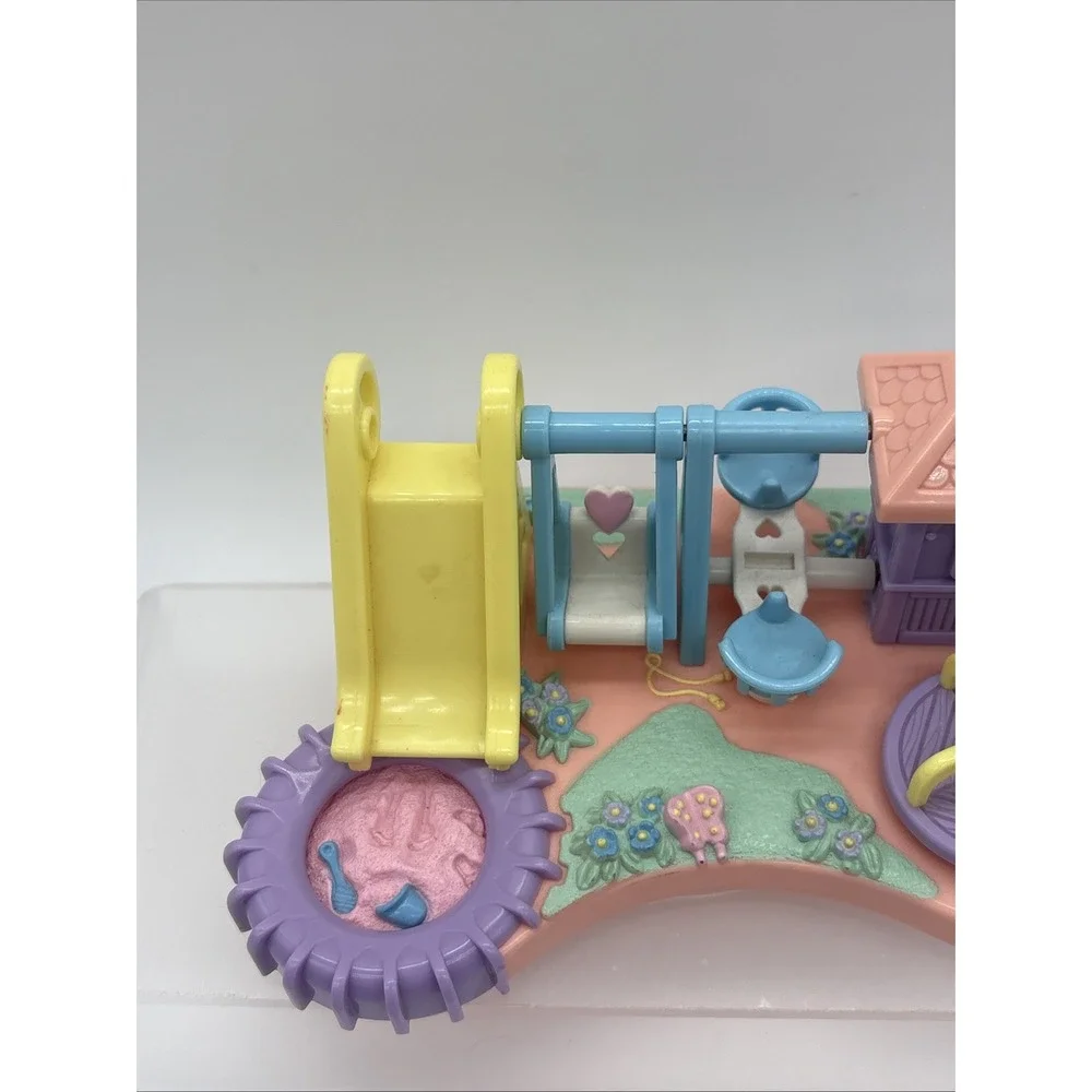 1994 Polly Pocket Mimi And Goo Goos Swingset Playground Bluebird No Dolls